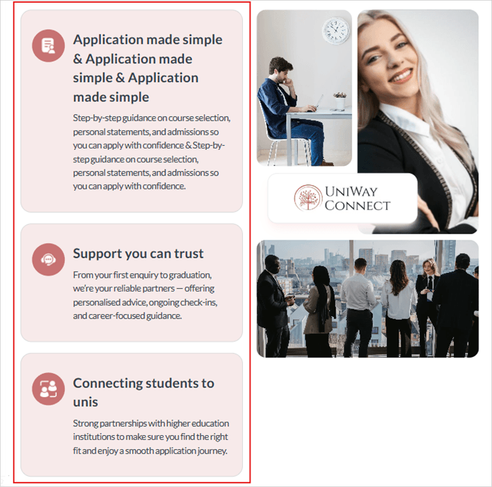 Solution section issue example